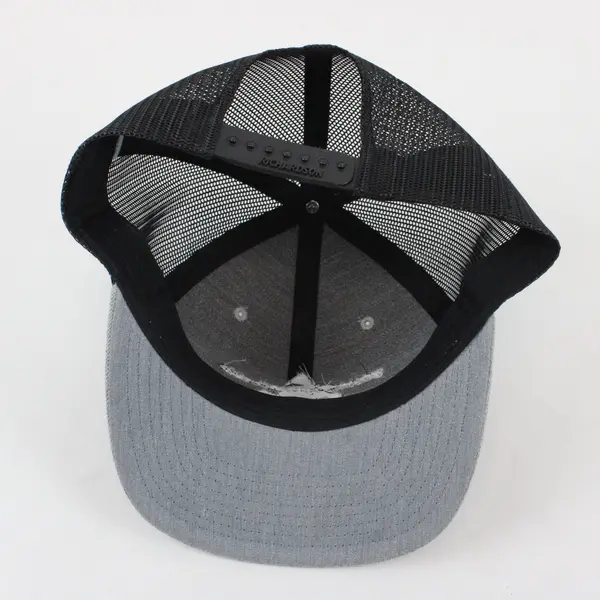 Richardson 512 Tabula Rasa Farms Black Gray Mesh Trucker Cap