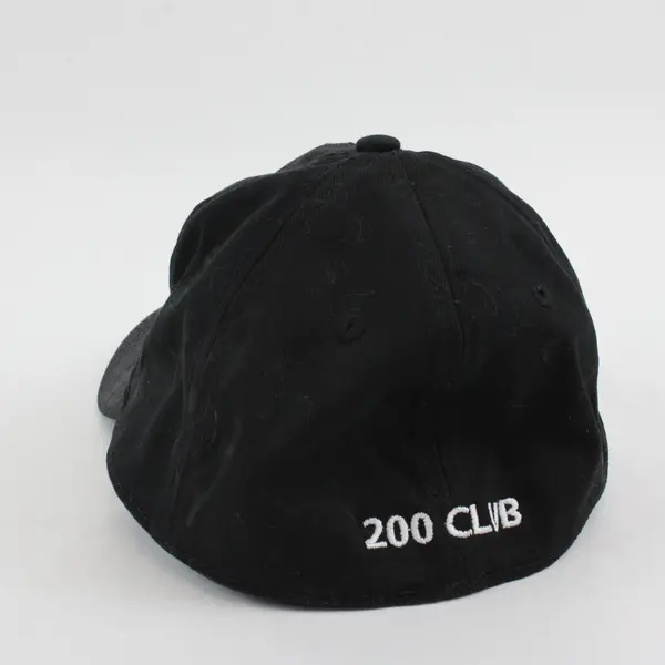 Ivory Headwear A-Flex Large Black Football 200 Club Cap