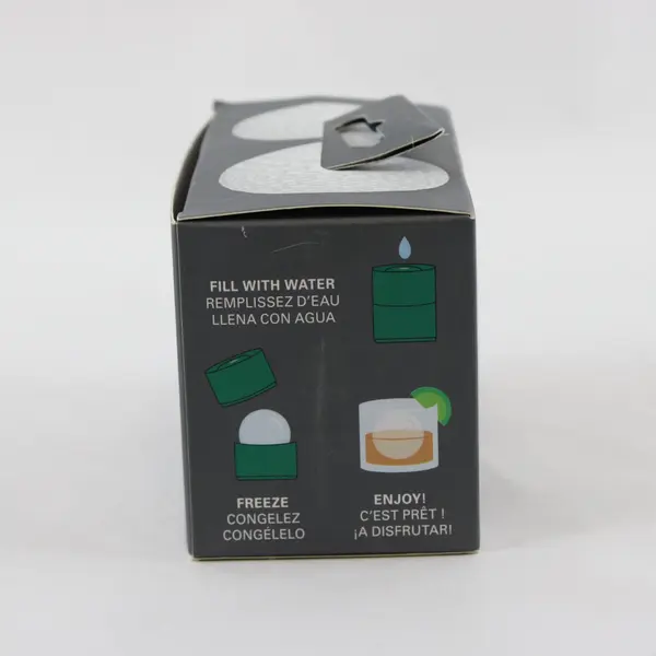 Kikkerland Golf Ball Ice Ball Molds Set of 2 Whiskey Golf Dad Gift