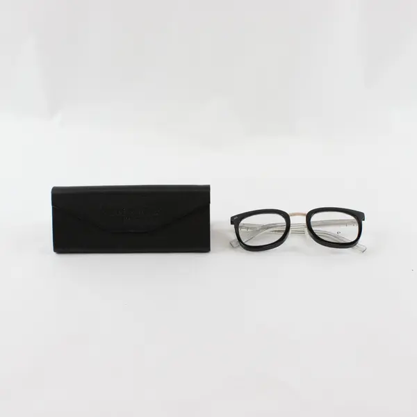 Privé Revaux Black Blue Light Eyeglasses with Case +3 Reader