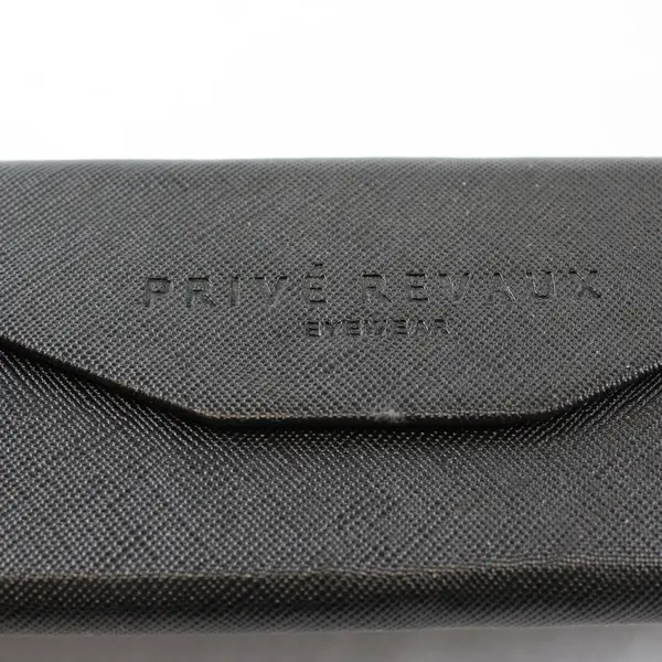Privé Revaux Black Blue Light Eyeglasses with Case +3 Reader