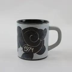 Vintage Royal Copenhagen Fajance 1971 Annual Coffee Cup Mug Denmark