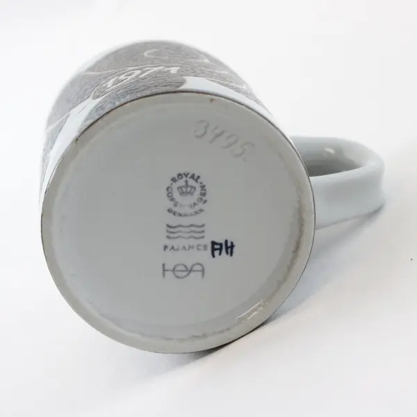 Vintage Royal Copenhagen Fajance 1971 Annual Coffee Cup Mug Denmark