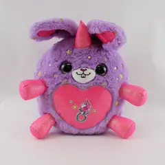 Zuru Rainbocorns Fairycorn Princess Surprise 12in Pink Purple Bunny Plush