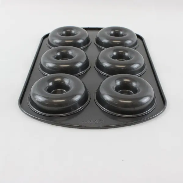 Wilton Non-Stick Black 6-Cavity Donut Baking Pan
