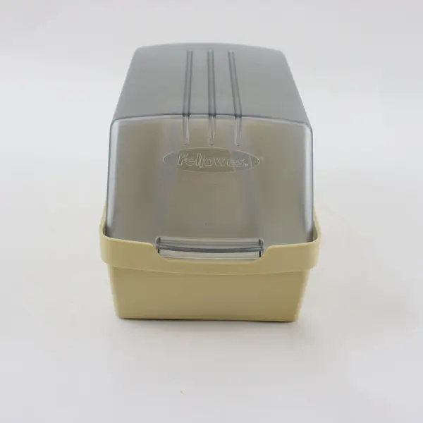 Fellowes 3.5in Diskette Storage Tray Box Desktop Organizer