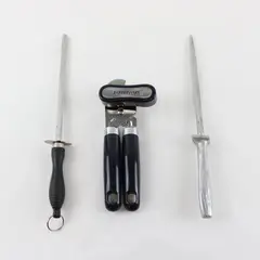 Lot of 3 Farberware Can Opener & 2 Knife Sharpeners Kitchen Tools