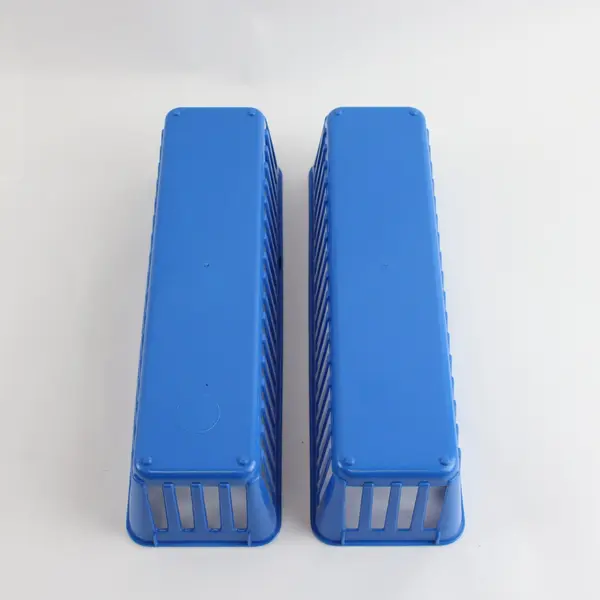 Lot of 5 ITEM CORP Blue Drawer Organizer Baskets Storage Bins