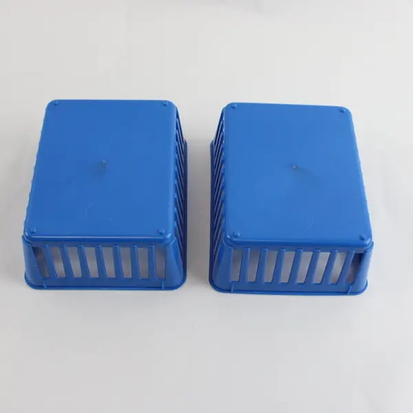Lot of 5 ITEM CORP Blue Drawer Organizer Baskets Storage Bins