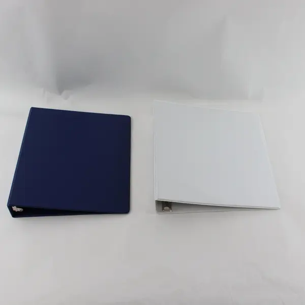 Lot of 2 Avery 3" 3-Ring Binders Blue White