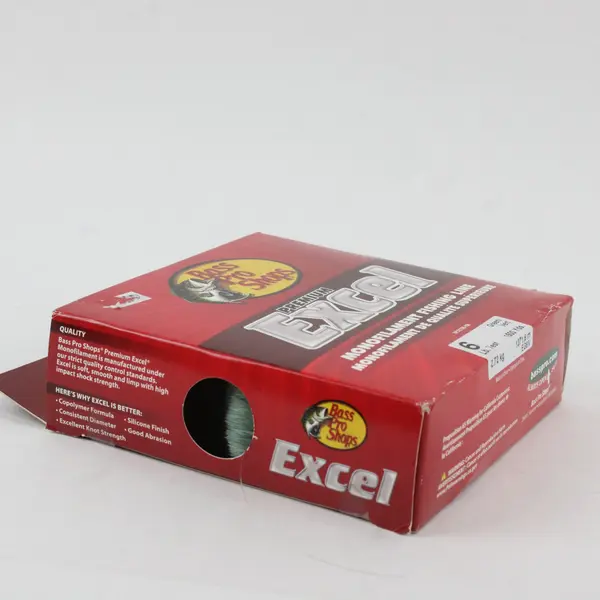 Bass Pro Shops Premium Excel Mono Fishing Line 6lb Green 1500 Yds
