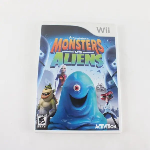 Monsters vs Aliens Nintendo Wii Game DreamWorks Activision