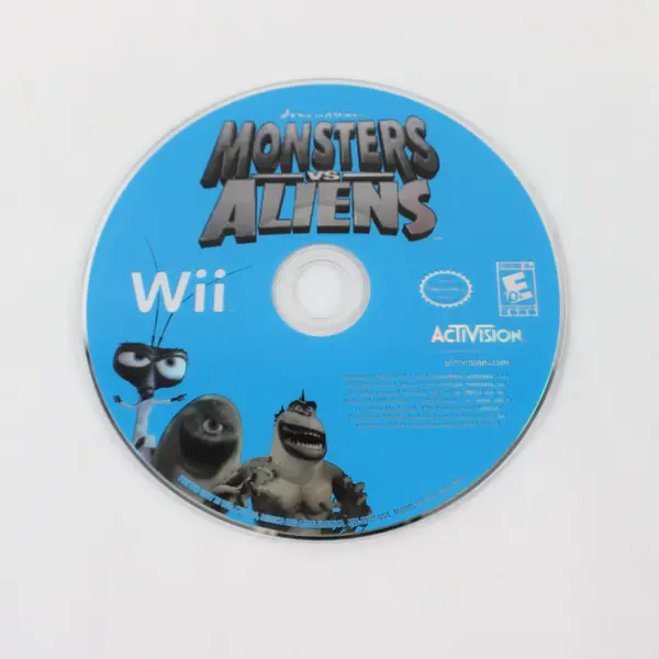 Monsters vs Aliens Nintendo Wii Game DreamWorks Activision