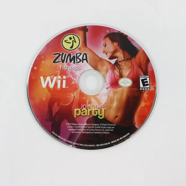 Zumba Fitness Join the Party Nintendo Wii Disc Case & Cover Majesco