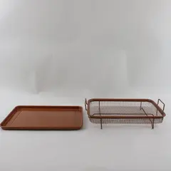EaZy MealZ Crisping Basket & Tray Set Air Fry Crisper 200F3