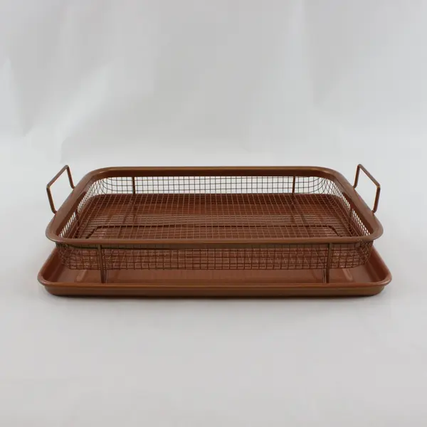 EaZy MealZ Crisping Basket & Tray Set Air Fry Crisper 200F3