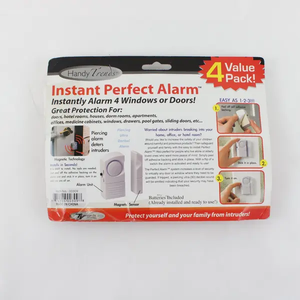 Handy Trends Instant Perfect Alarm 4 Pack Door Window Loud Alarm