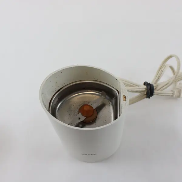 Krups 203 One Touch Coffee Bean Spice Mill Grinder Cream Tested