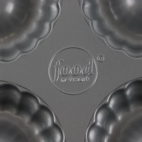 Food Network Non-Stick Mini Fluted Cake Tart Pan 4-Cavity