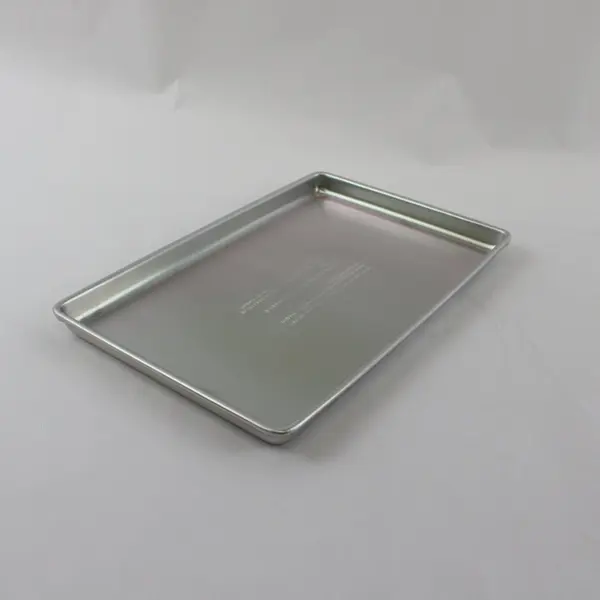 Toaster Oven Tray and Rack Set 10.5x7 Rectangular Metal Baking Pan