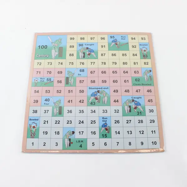 Lot of 2 Sealed Replacement Boards Ludo Cricket 1-100 Checkers Snakes Ladders