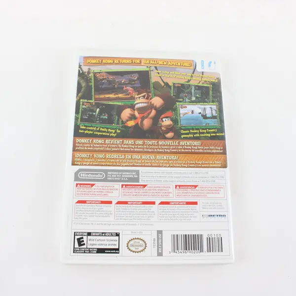 Donkey Kong Country Returns Nintendo Wii Video Game