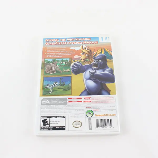 SimAnimals Africa Nintendo Wii EA Game Disc Case