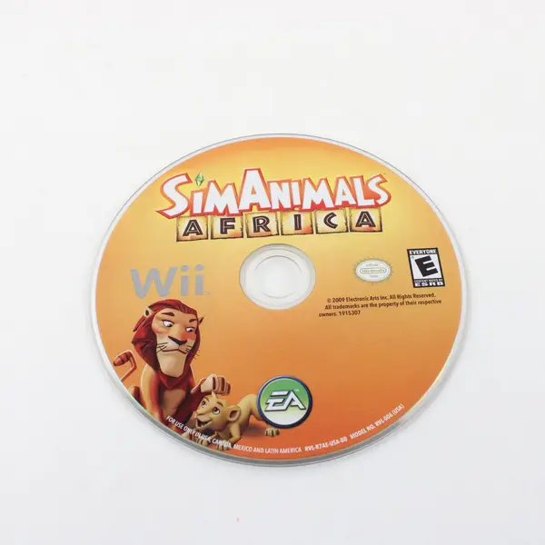SimAnimals Africa Nintendo Wii EA Game Disc Case