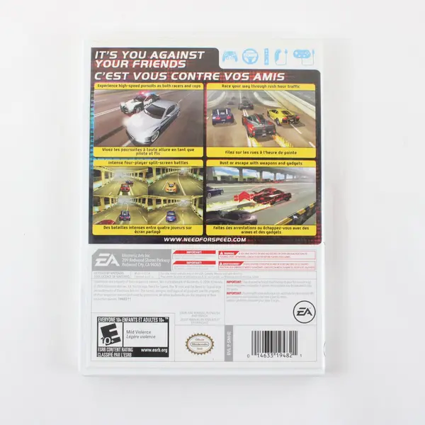 Need for Speed Hot Pursuit Nintendo Wii EA Racing Game