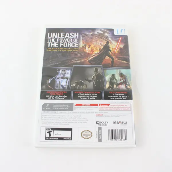 Star Wars The Force Unleashed Nintendo Wii Video Game