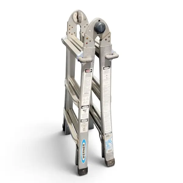 Werner 300 lb Type IA 13' Multi-Position Aluminum Ladder - Local Pickup Only