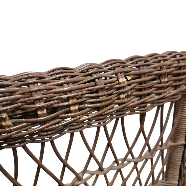 Vintage Wicker Rattan Child Size Rocking Chair High Back - Local Pickup Only