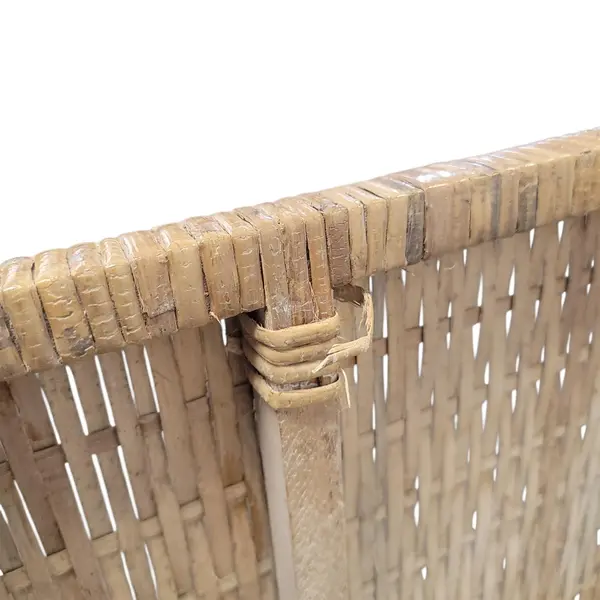 Vintage Wicker Storage Trunk Basket Chest Rustic