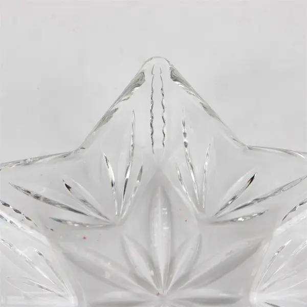 Starmist Candy Dish Star-Shaped Starburst Pattern Decorative