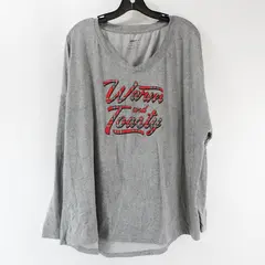 Women's Joyspun Long Sleeve Shirt Warm and Toasty 2X Casual Sleep