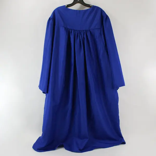 Jostens Blue Graduation Gown Unisex 5'7"-5'9" Size