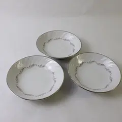 Set of 3 Style House Fine China Largo Pattern Bowls Vintage