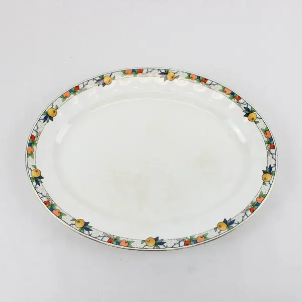 Vintage Pope-Gosser Garland of Orange Tree Blossoms Serving Tray