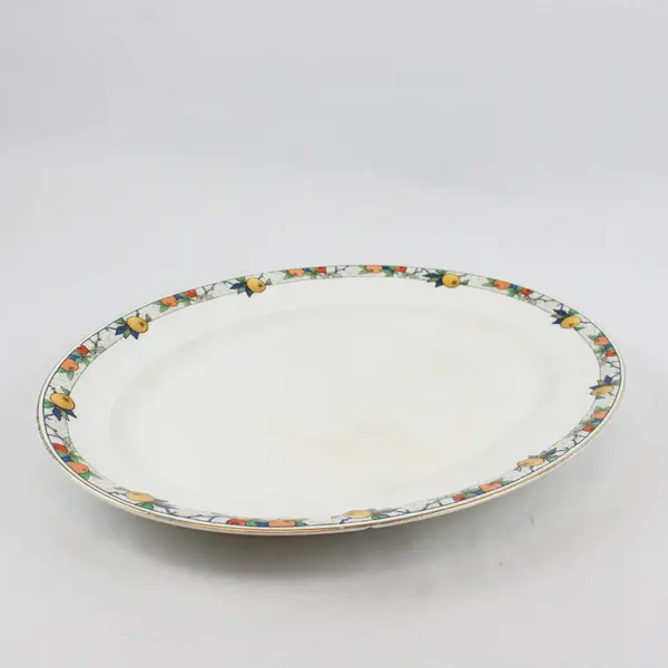 Vintage Pope-Gosser Garland of Orange Tree Blossoms Serving Tray