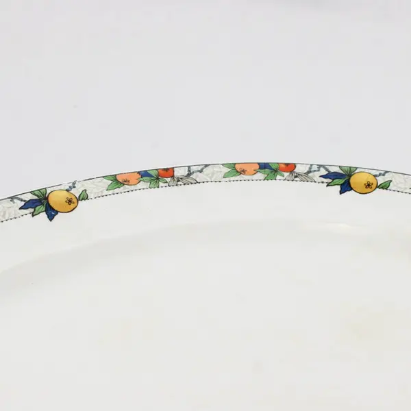 Vintage Pope-Gosser Garland of Orange Tree Blossoms Serving Tray