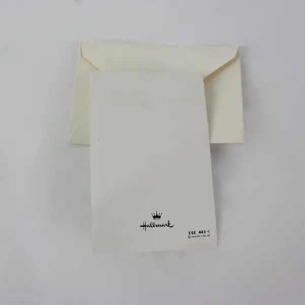 Vintage Hallmark Wedding Gift Mini Greeting Card UNUSED