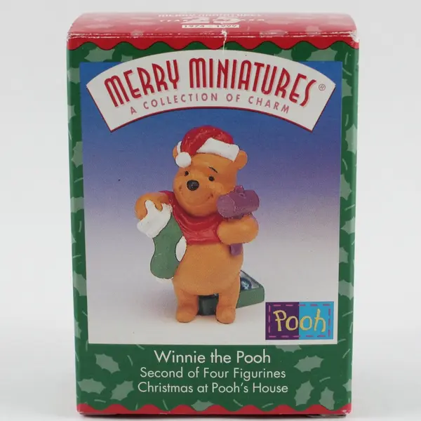 Hallmark Merry Miniatures 1999 Winnie the Pooh Christmas Figurine