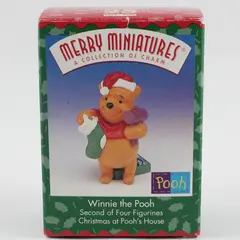 Hallmark Merry Miniatures 1999 Winnie the Pooh Christmas Figurine