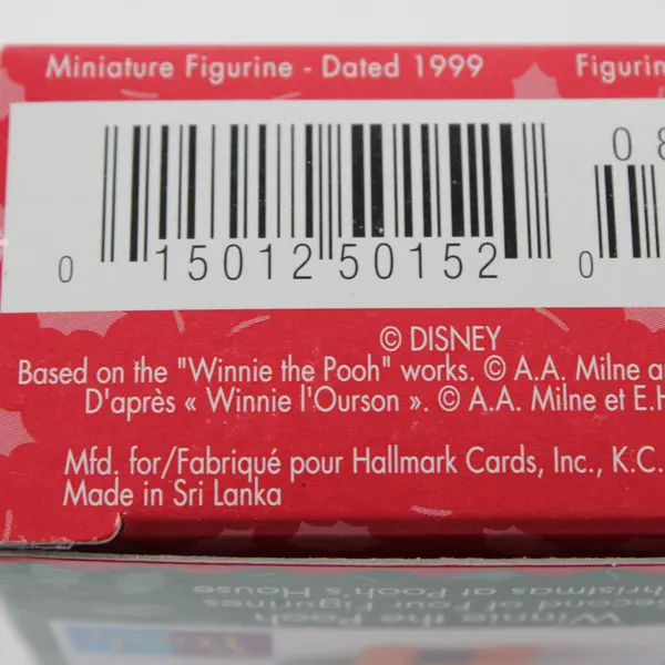 Hallmark Merry Miniatures 1999 Winnie the Pooh Christmas Figurine