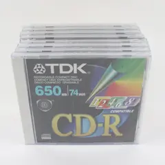 Lot of 8 TDK Memorex Blank CD-R Recordable Discs 650MB 74 Min