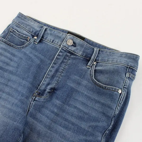 White House Black Market Medium Wash Womens Size 10 High Rise Skinny Flare Jeans