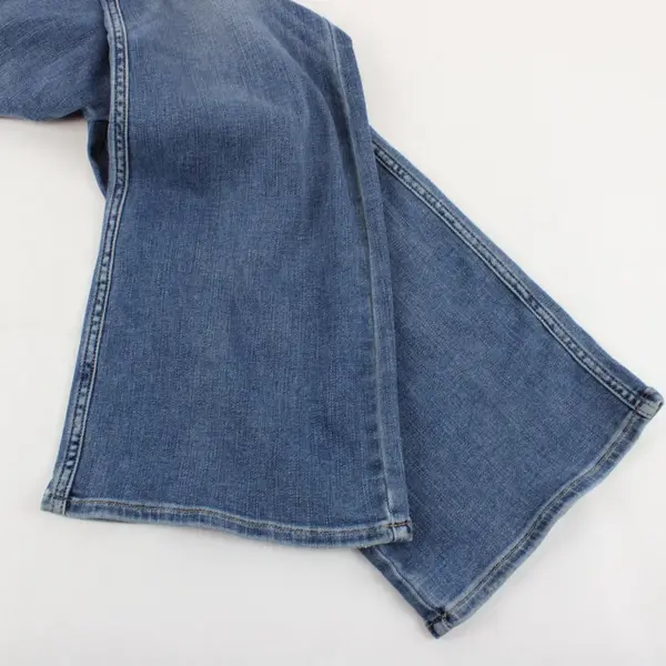 White House Black Market Medium Wash Womens Size 10 High Rise Skinny Flare Jeans