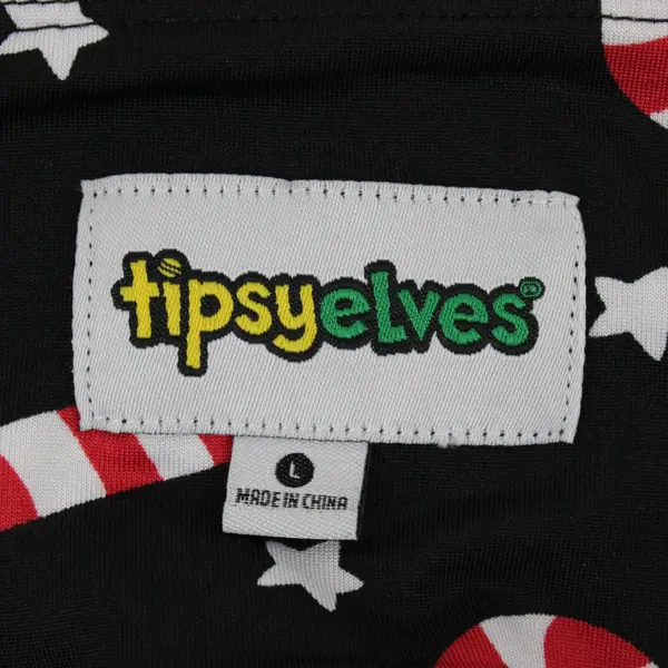 Tipsy Elves Women's NWT Candy Cane High-Waisted Leggings Large