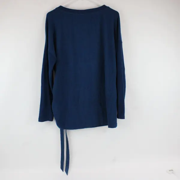 White House Black Market Teal Ruched Side Women's Sweater Size M