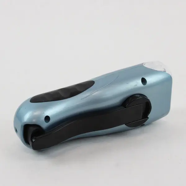 Garrity Blue Wind Up Hand Crank Flashlight